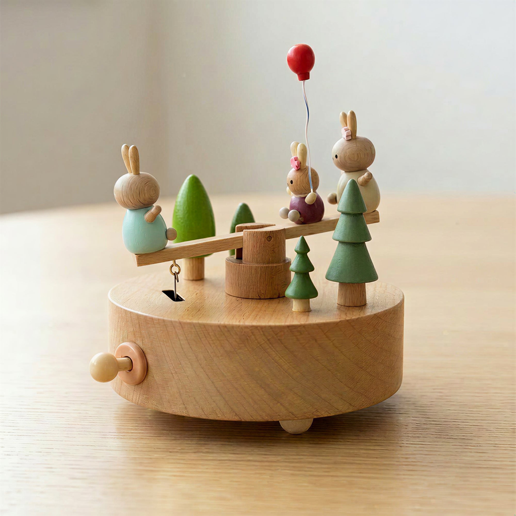Little Rabbit Seesaw Music Box
