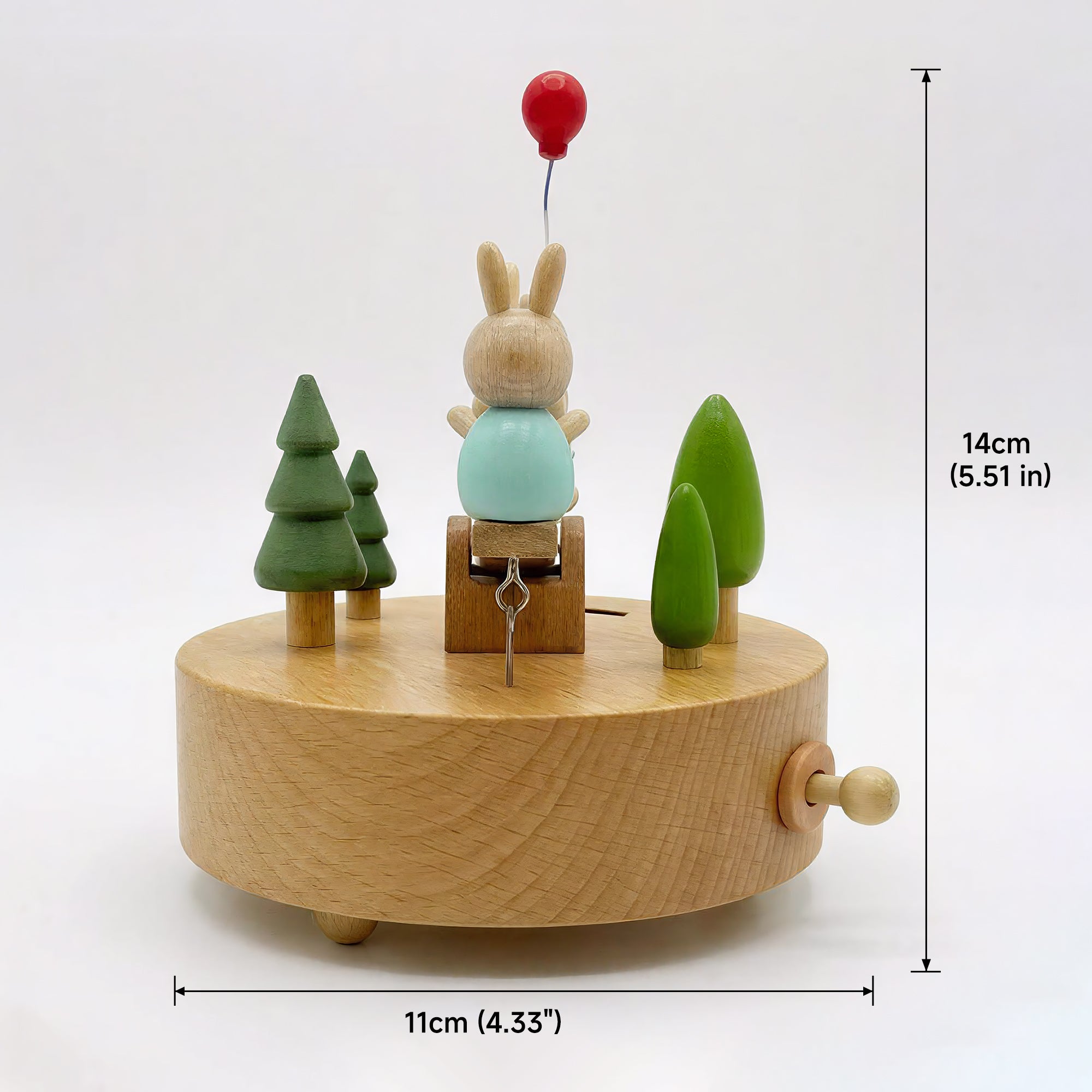 Little Rabbit Seesaw Music Box