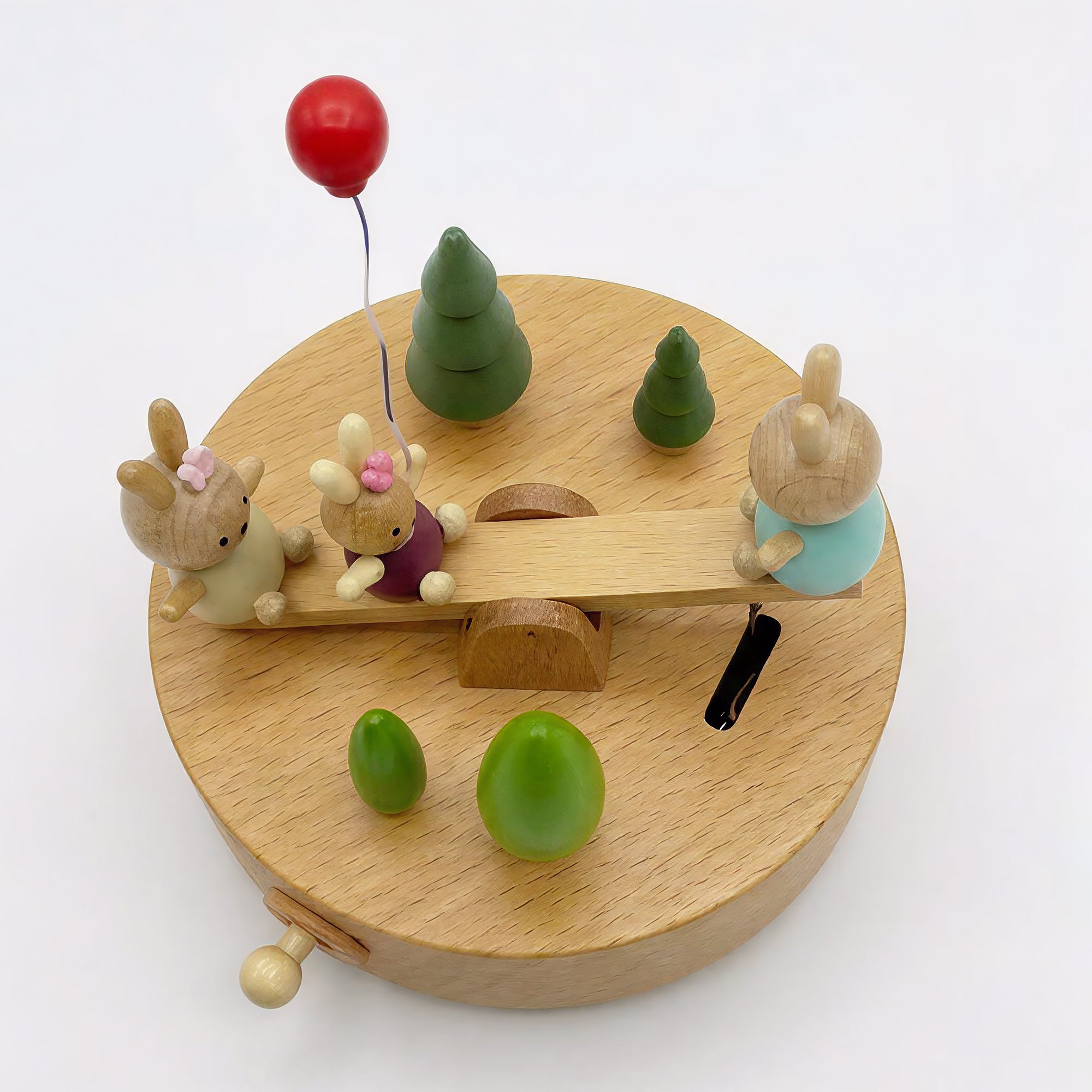 Little Rabbit Seesaw Music Box