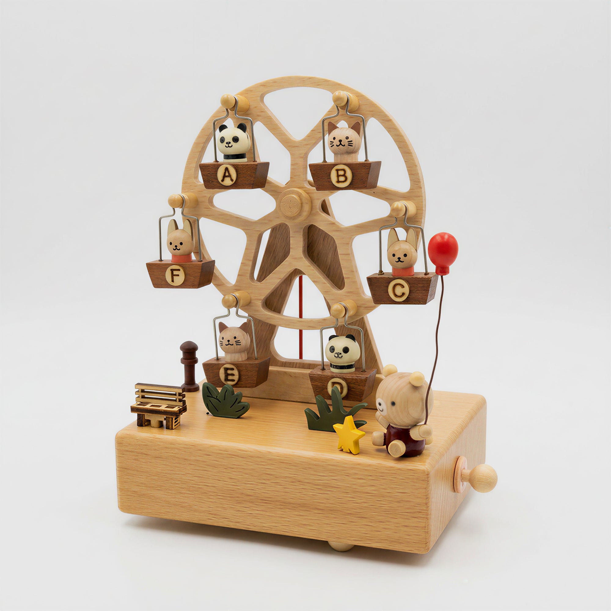 Forest Animals Ferris Wheel Music Box